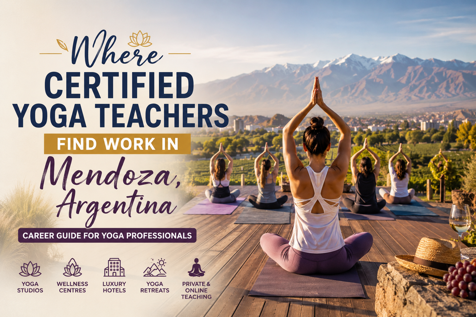 Where Certified Yoga Teachers Find Work in Mendoza  